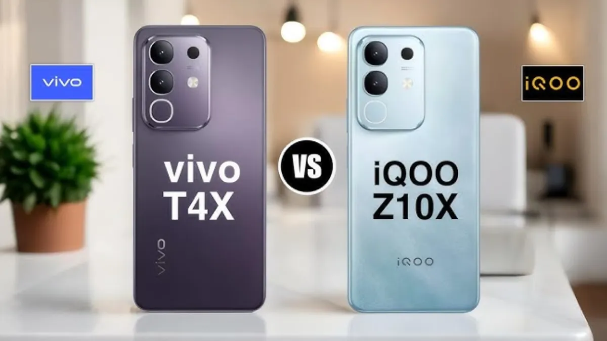 iQOO Z10x vs Vivo T4x Comparison