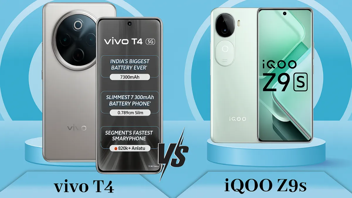 Iqoo z9s vs vivo t4 Review