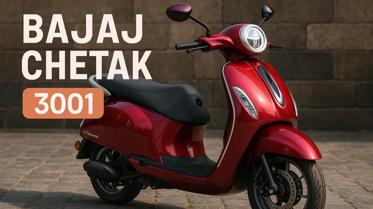 Bajaj Chetak 3001: A Timeless Electric Scooter with Modern Tech and Classic Charm