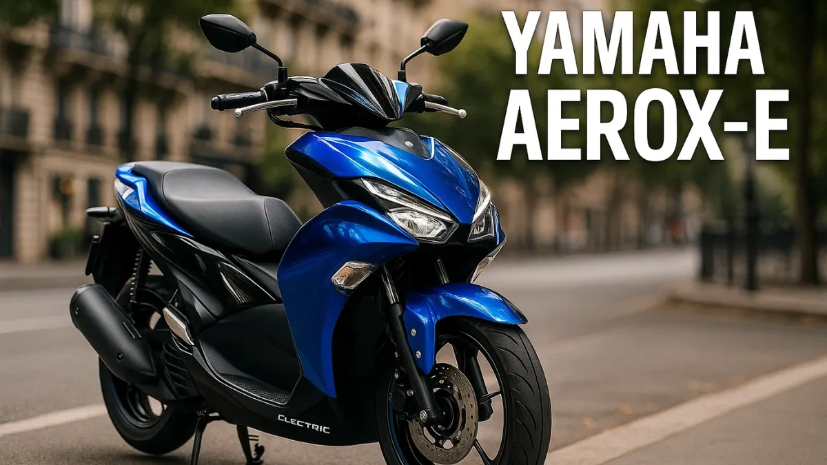 Yamaha AEROX-E: Stylish Electric Scooter with Performance and Smart Features