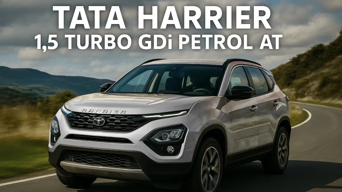 Tata Harrier 1.5 Turbo GDi Petrol AT Launched in India: Stylish SUV with Powerful Engine and Smooth Automatic Transmission